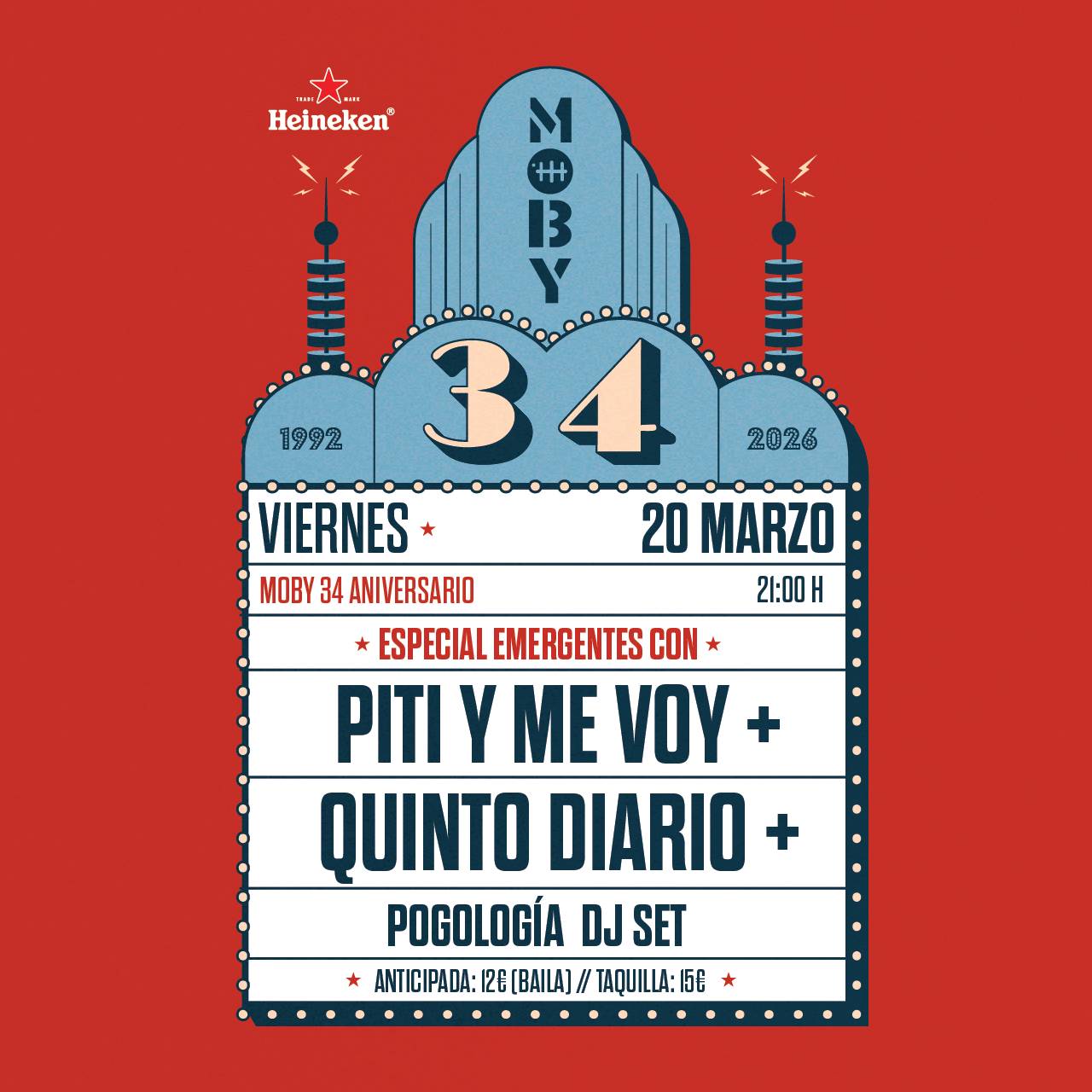 FESTIVAL EMERGENTES: PITI Y ME VOY + QUINTO DIARIO + POGOLOGIA