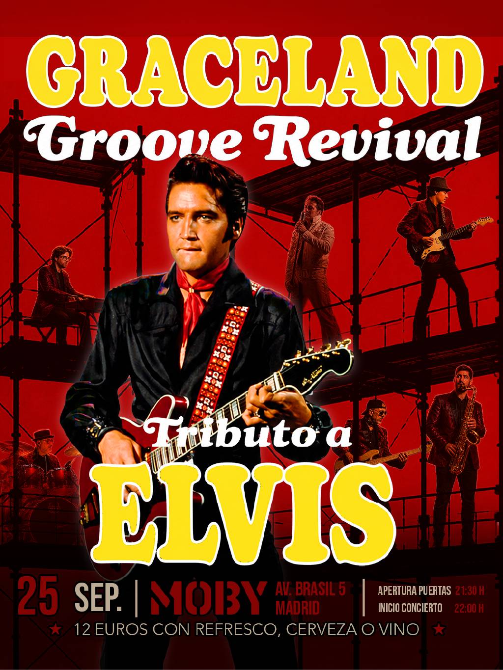 GRACELAND GROOVE REVIVAL - TRIBUTO A ELVIS en Madrid