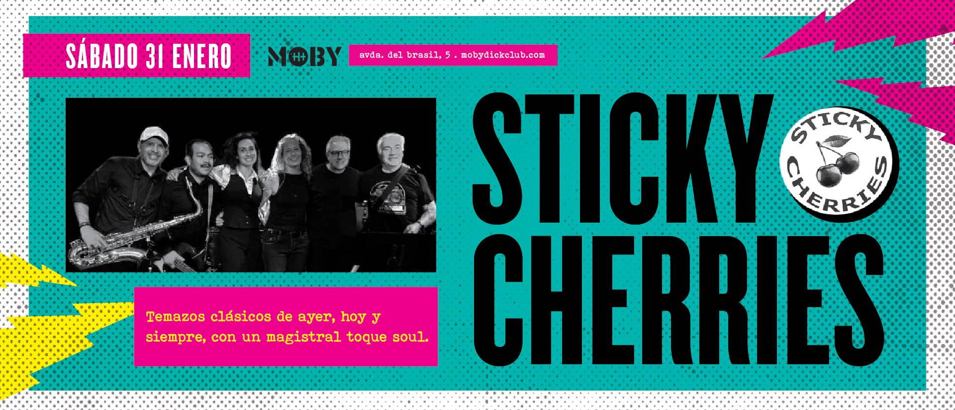 VERBENA EN LA BALLENA CON STICKY CHERRIES