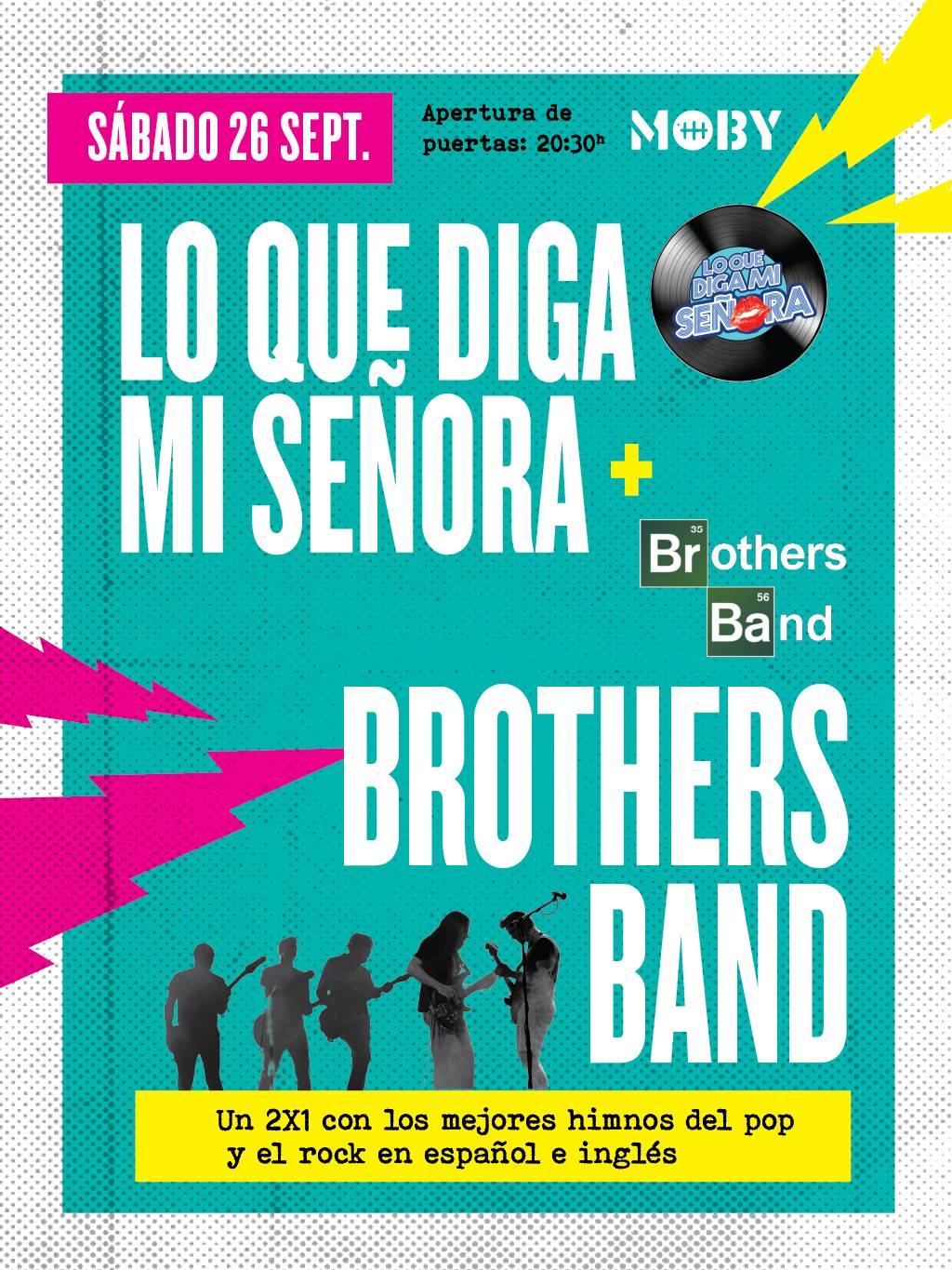 VERBENA EN LA BALLENA CON LO QUE DIGA MI SEÑORA + BROTHERS BAND en Madrid