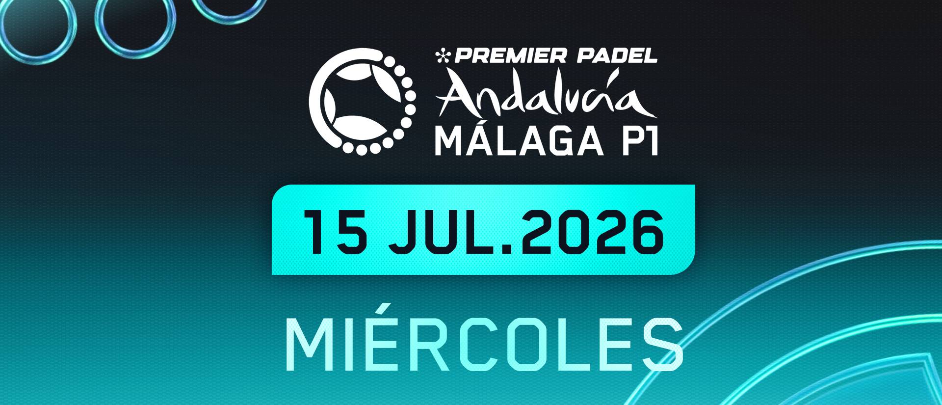 Segunda Ronda Miércoles · Andalucía Málaga Premier Pádel P1 2026