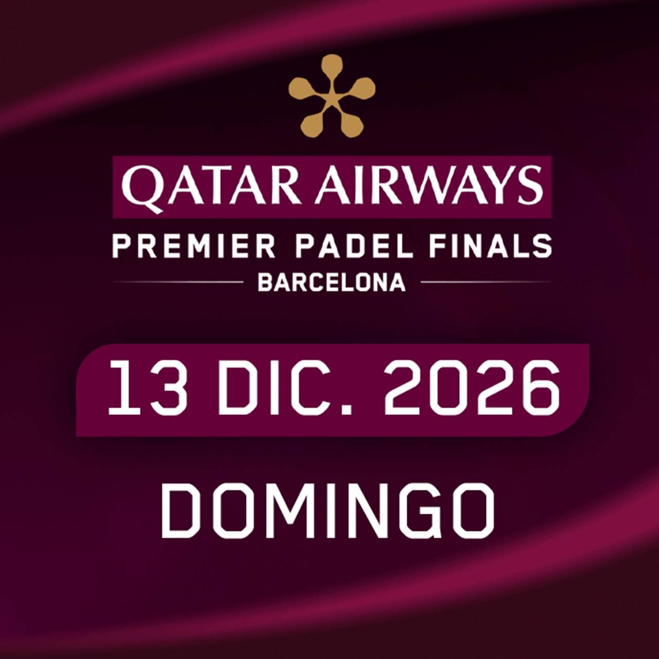 Finales Domingo · Qatar Airways Premier Padel Finals 2026