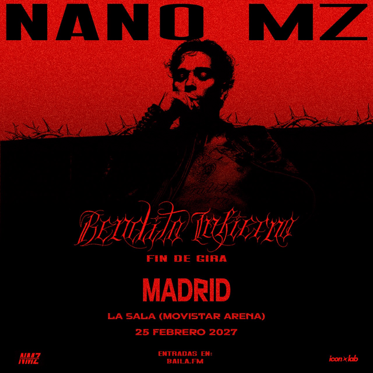 CONCIERTO EN MADRID DE NANO MZ - FIN DE GIRA BENDITO INFIERNO