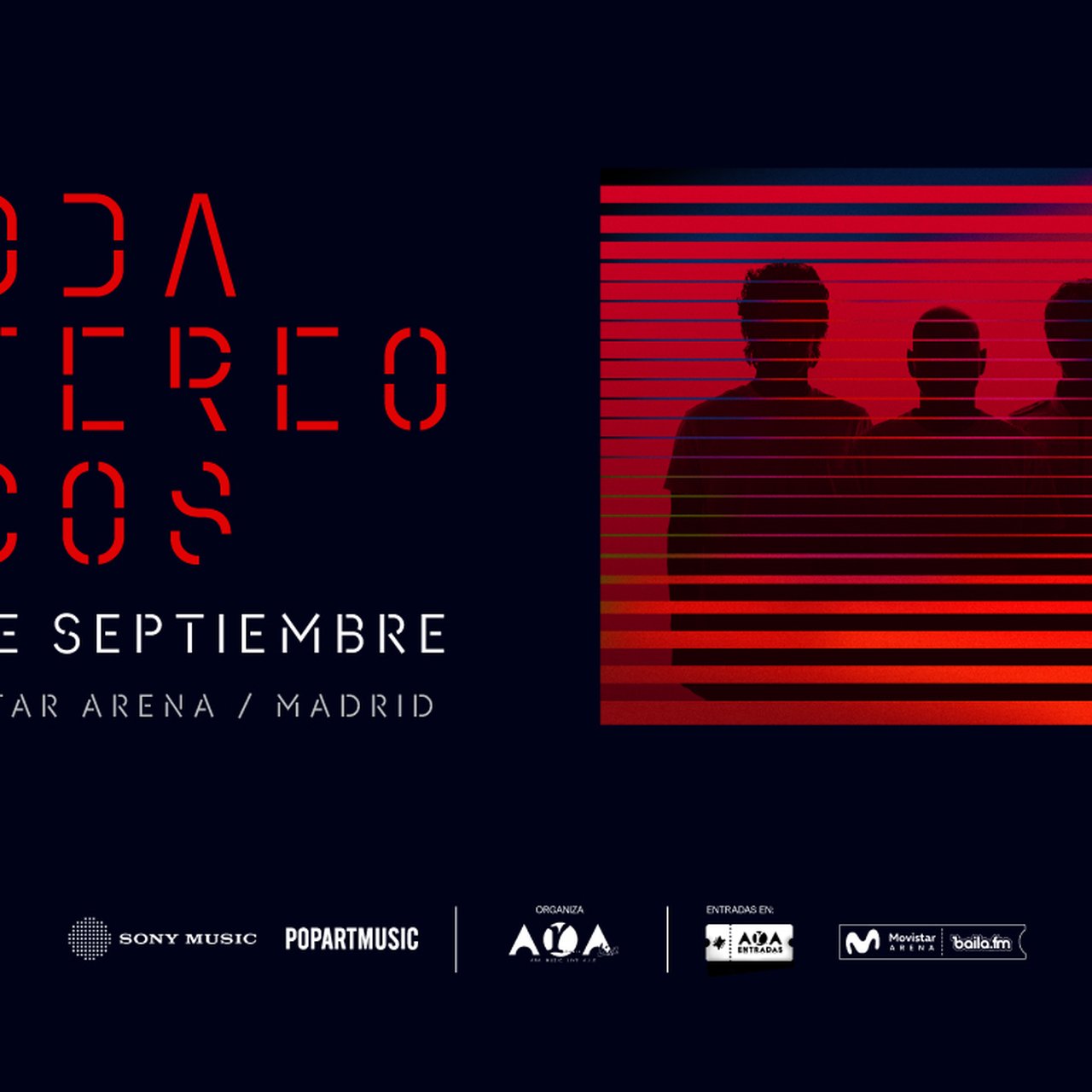Soda Stereo en Madrid | Concierto Movistar Arena 2026
