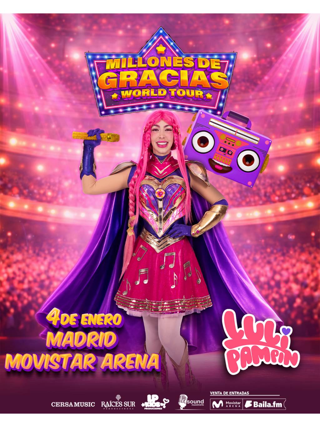 Luli Pampin Millones de gracias World Tour en Madrid