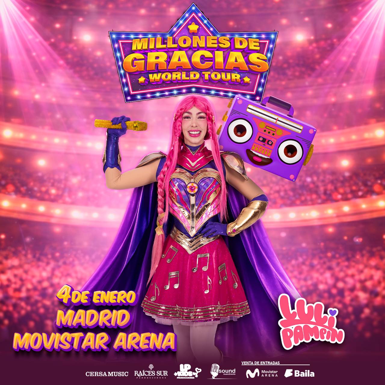 Luli Pampin Millones de gracias World Tour