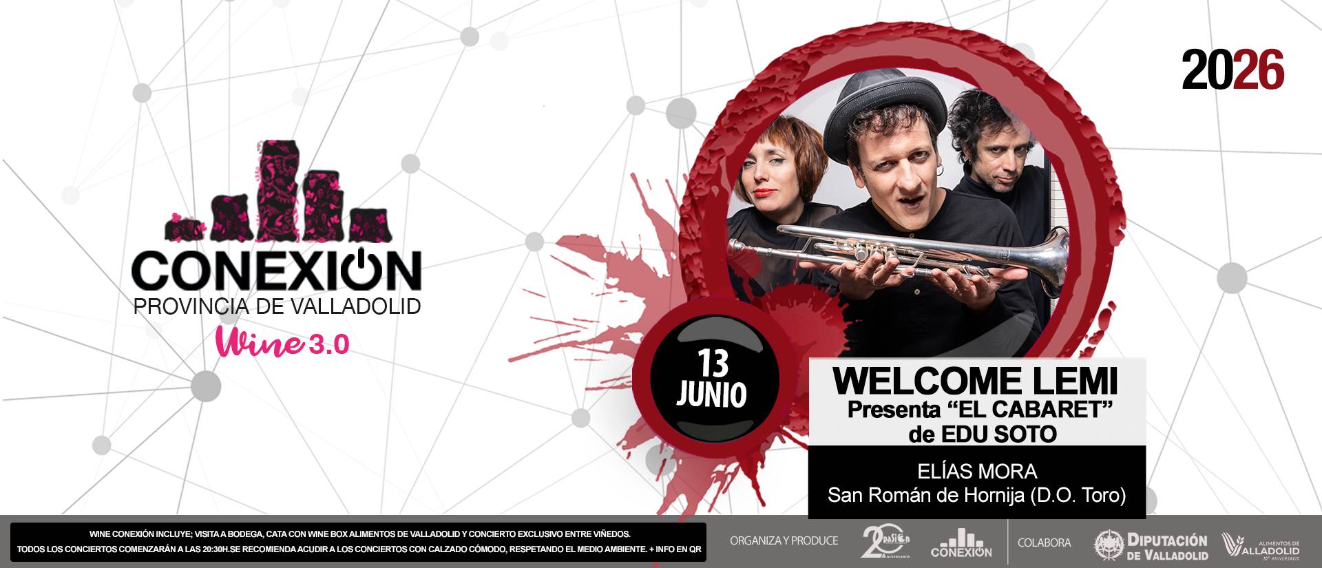 WINE CONEXION - WELCOME LEMI PRESENTA "EL CABARET DE EDU SOTO"