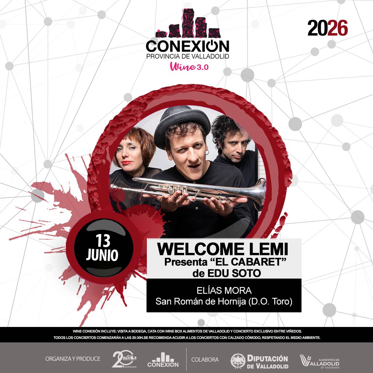 WINE CONEXION - WELCOME LEMI PRESENTA "EL CABARET DE EDU SOTO"