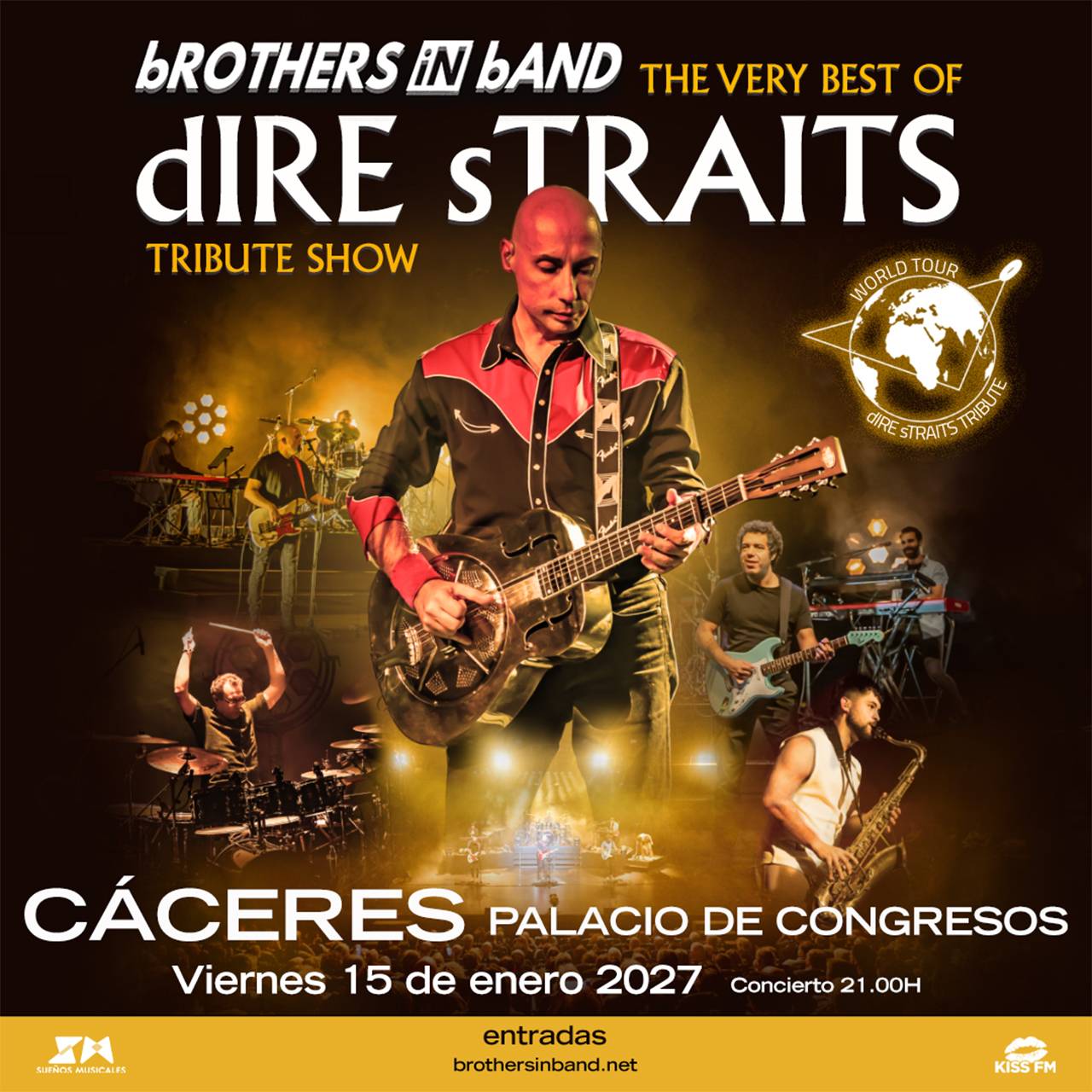 bROTHERS iN bAND - The Very Best of dIRE sTRAITS Show - Cáceres
